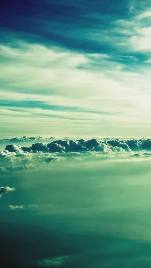 Greenish Sky View Wallpaper