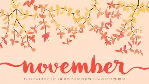 Greet The Autumn Breeze With November Desktop Wallpaper