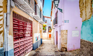 Grenada Colorful Alleyways Wallpaper