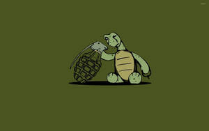 Grenade Cartoon Turtle Wallpaper