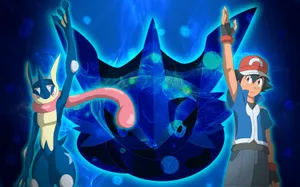 Greninja And Ask Team Wallpaper