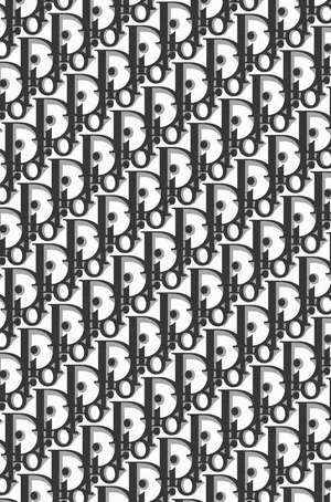 Grey And White Dior Phone Wallpaper