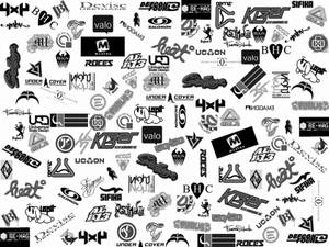Greyscale Skate Luxury Brands Wallpaper