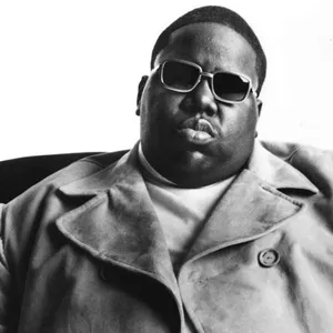 Greyscale The Notorious Big American Hip Hop Wallpaper