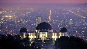 Griffith Observatory Los Angeles Night View Wallpaper