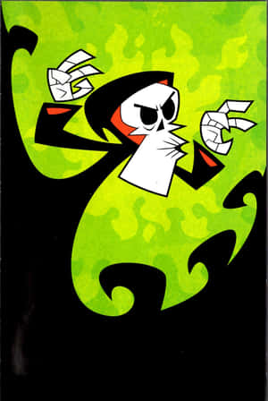 Grim, Billy, And Mandy Posing In The Underworld Wallpaper