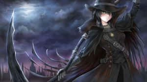 Grim Reaper Bloodborne Anime Cartoon Wallpaper