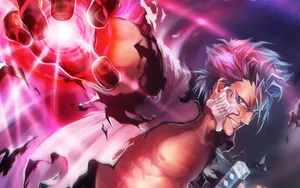 Grimmjow Charges Up Wallpaper
