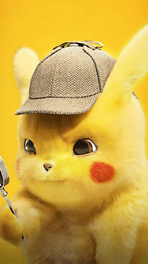 Grumpy Detective Pikachu Wallpaper