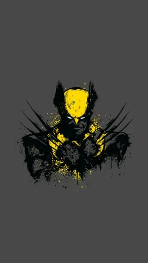 Grunge Artwork Wolverine Wallpaper