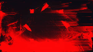 Grunge Black And Red Abstract Art Wallpaper