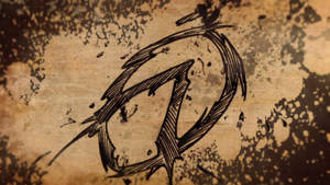 Grunge Borderlands Logo Wallpaper