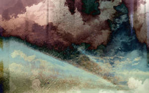 Grunge Landscape Art Wallpaper