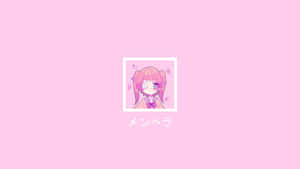 Grunge Pink Aesthetic Laptop Menhera Chan Wallpaper