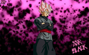 Grunge Pink Super Saiyan Rose Goku Wallpaper
