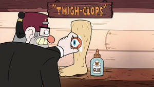 Grunkle Stan With Thigh-clops Wallpaper
