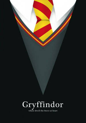 Gryffindor House Bravery Poster Wallpaper