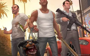 Gta 5 Desktop Gun Dog Wallpaper