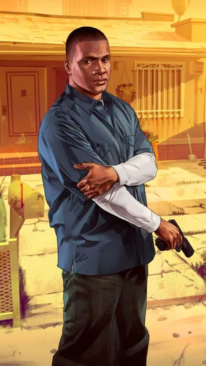 Gta Iphone Frank Artwork Wallpaper