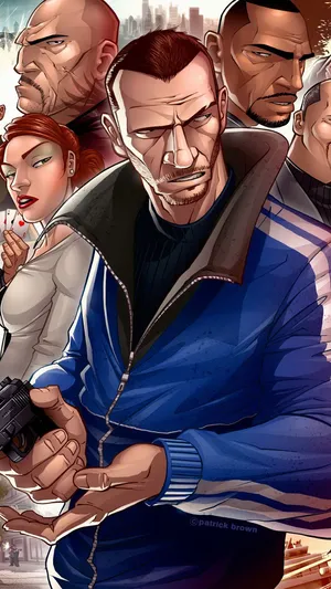 Gta Iphone Iv Poster Wallpaper