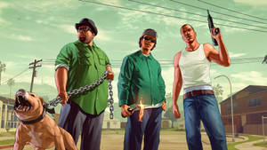 Gta Sa 4k Gang Trio Wallpaper