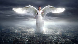 Guardian Angels White Aura Wallpaper