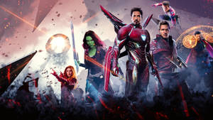 Guardians And Marvel Superheroes Wallpaper