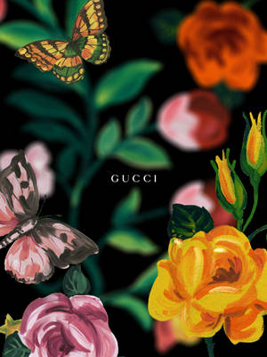 Gucci Garden Print Wallpaper