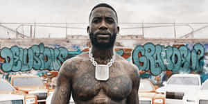 Gucci Mane Tattoosand Luxury Cars Wallpaper