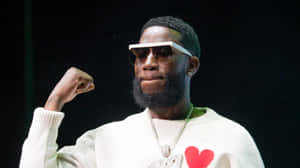 Gucci Mane White Sunglasses Pose Wallpaper