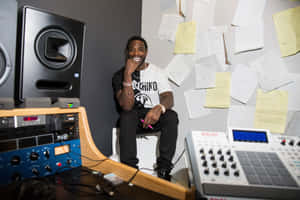 Gucci Manein Recording Studio Wallpaper