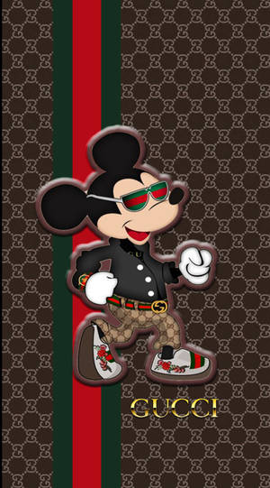 Gucci Mickey Mouse Wallpaper