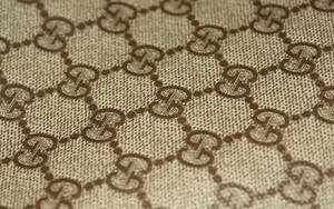 Gucci Pattern On Fabric Wallpaper