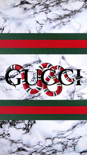 Gucci White Marble Wallpaper