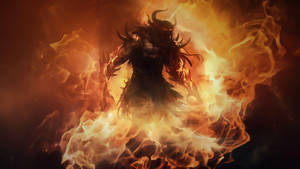 Guild Wars 2 Charr Fiery Art Wallpaper