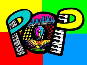 Guitar Fretboard And Piano Keys Pop Music Wallpaper