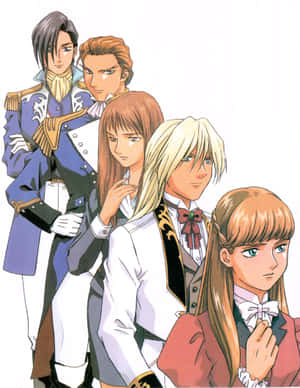 Gundam Wing Characters Portrait Wallpaper