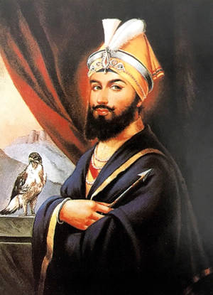 Guru Gobind Singh Ji With Arrow Wallpaper