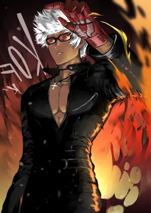 Gusion K Mobile Legends X Kof Skin Digital Art Wallpaper