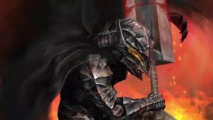 Guts Battles The God Hand With His Dragon Slayer In Hand. Wallpaper