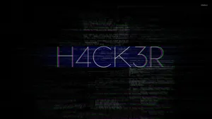 Hacker Glitch Font Full Hd Wallpaper