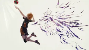 Haikyuu 4k Hinata Flying High Wallpaper