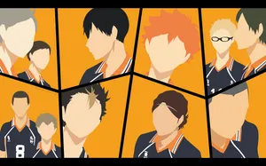 Haikyuu Character Frames Wallpaper