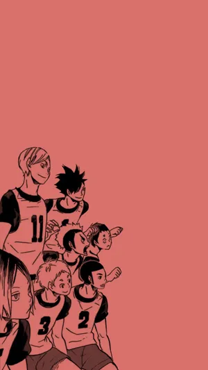 Haikyuu Characters Phone Wallpaper Wallpaper