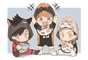 Haikyuu Chibi Art Wallpaper
