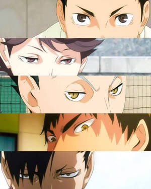 Haikyuu Eyes Shots Wallpaper