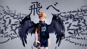 Haikyuu Shoyo Black Wings Wallpaper