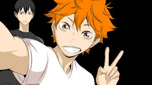 Haikyuu Shoyo Selfie Wallpaper