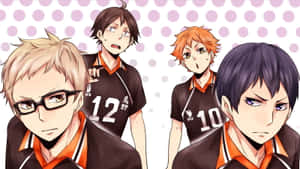 Haikyuu Team Karasuno Players Wallpaper