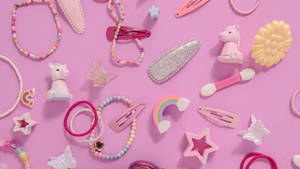 Hair Clips And Accessories Kidcore Desktop Wallpaper